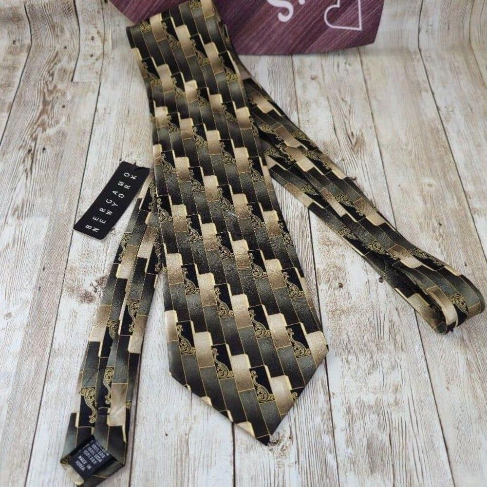Bergamo New York extra long silk tie